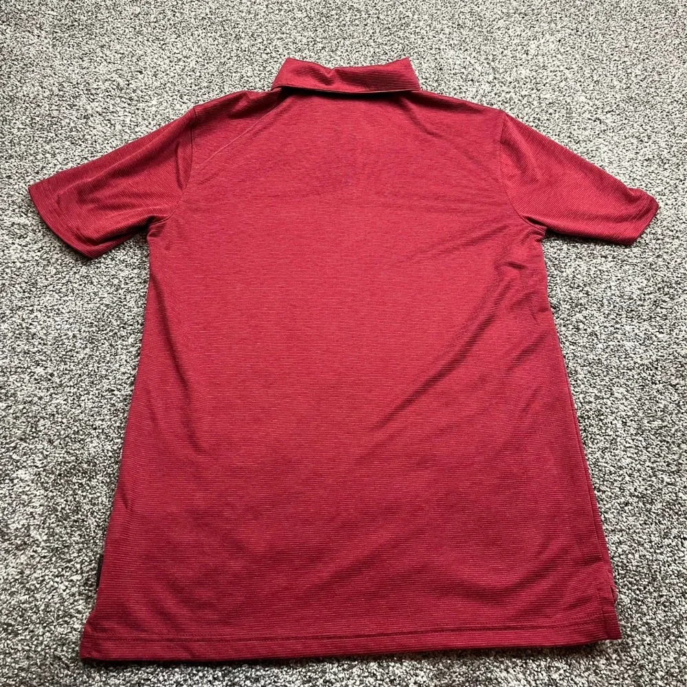 Alabama Crimson Tide shirt mens S polo Nike Dri Fit  Red Short Sleeve College
